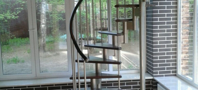 Лестница в стиле "спиральная"